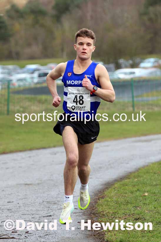Senior Men and Veterans (Over 40s), 2023 NECAA Royal Signals Relays, Hetton le Hole, County Durham. Photo: David T. Hewitson/Sports for All Pics